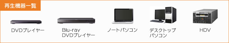 再生機器一覧