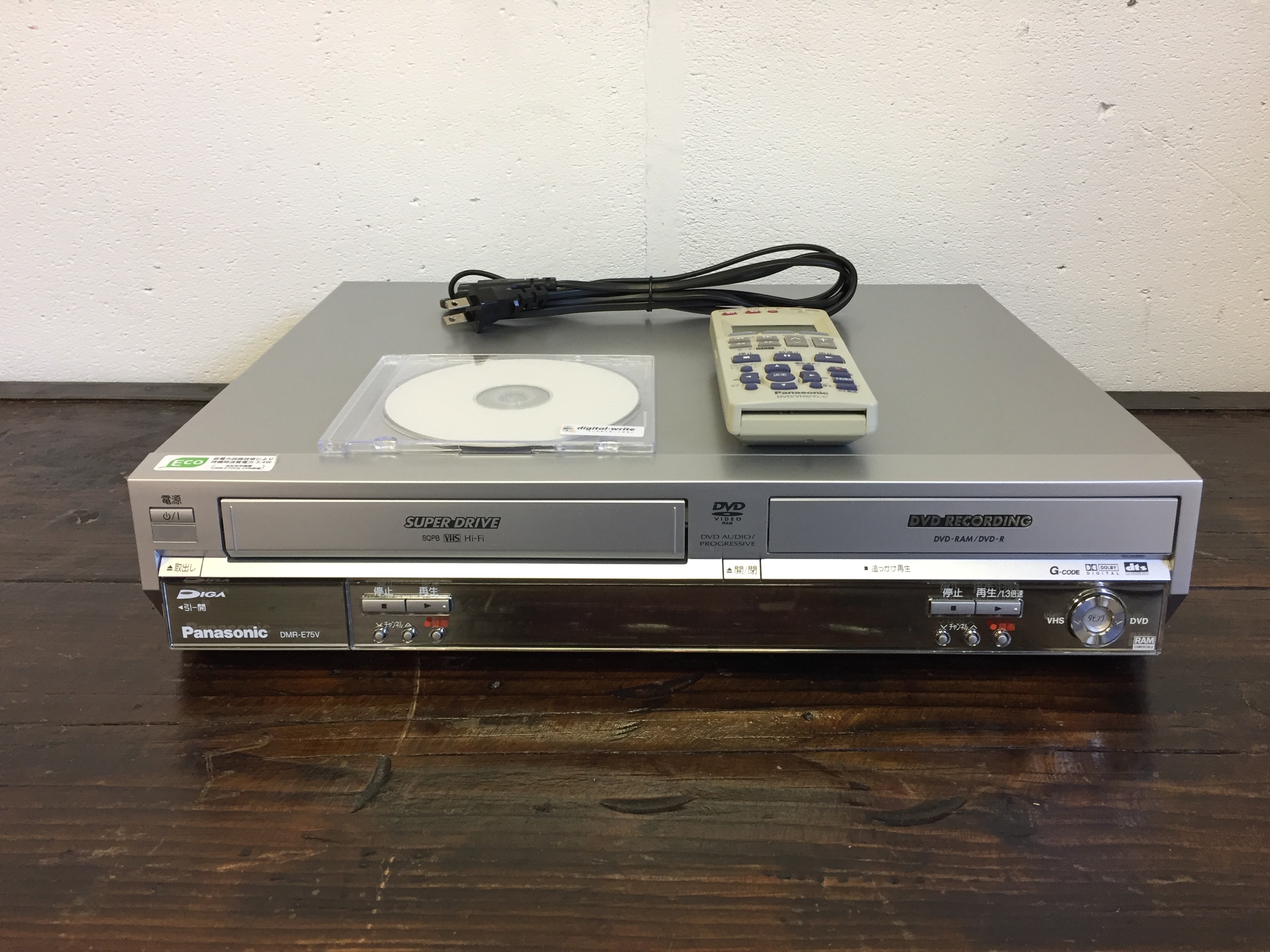 5年保証』 Panasonic DIGA 一体型レコーダー DVD VHS DMR-E75V - DVDレコーダー - alrc.asia